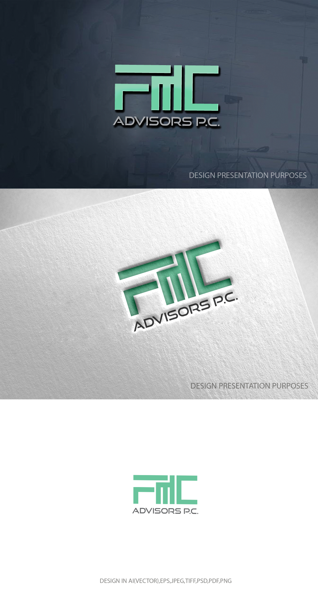 Design de Logo par zebronicgraphic pour FMC Advisors P.C. | Design #33745181