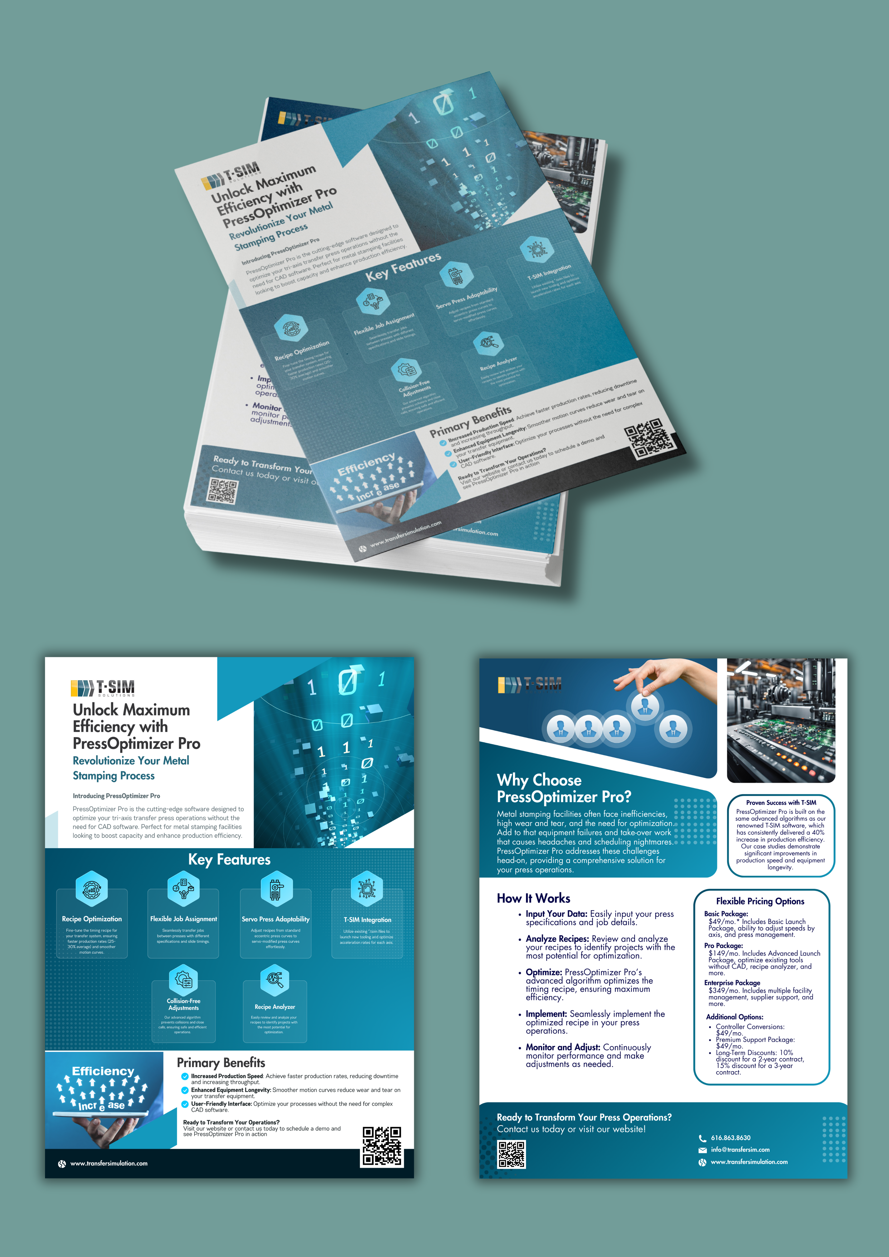 Flyer Design by Custom A for T-SIM Solutions | Design #33741762