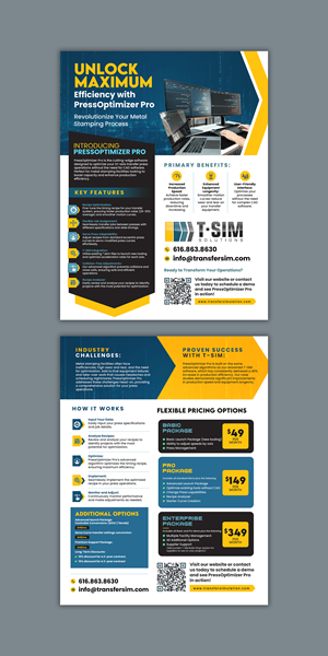 Flyer Design by debdesign for T-SIM Solutions | Design: #33744916