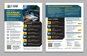 Flyer Design by debdesign for T-SIM Solutions | Design: #33776782