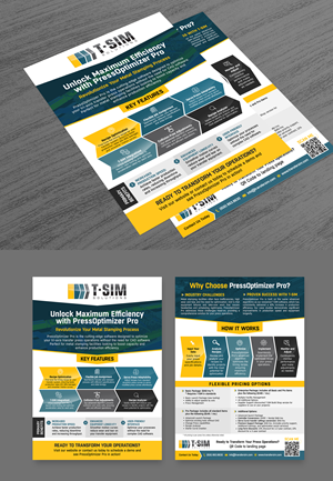 Flyer Design by ARTOGRAPHY for T-SIM Solutions | Design: #33740936