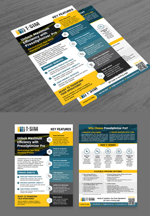 Flyer Design by ARTOGRAPHY for T-SIM Solutions | Design: #33740937