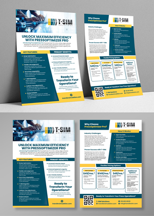 Flyer Design by Dzhafir for T-SIM Solutions | Design: #33744607