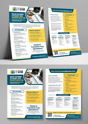 Flyer Design by Dzhafir for T-SIM Solutions | Design: #33744608