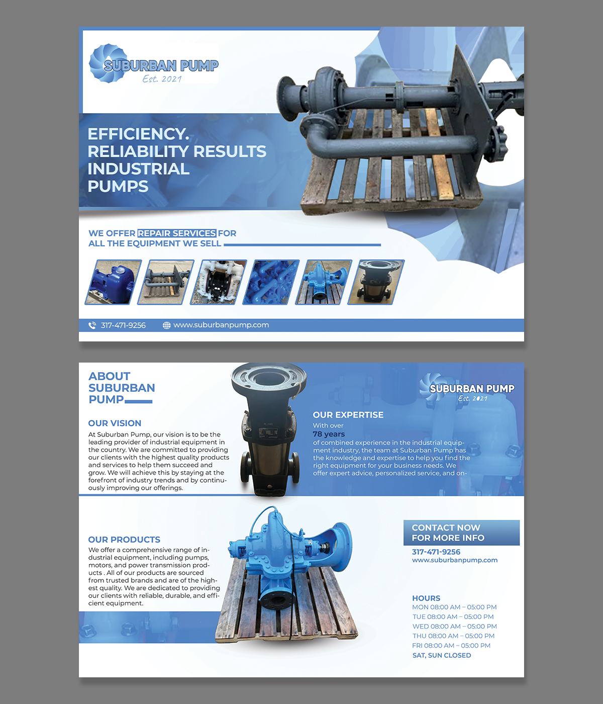 Flyer-Design von Mi17design für Suburban Pump | Design #33783186