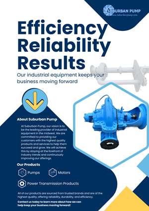 Flyer Design by Custom A for Suburban Pump | Design: #33802935