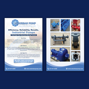 Diseño de Flyer por Bidita Saha para Suburban Pump | Diseño: #33794092