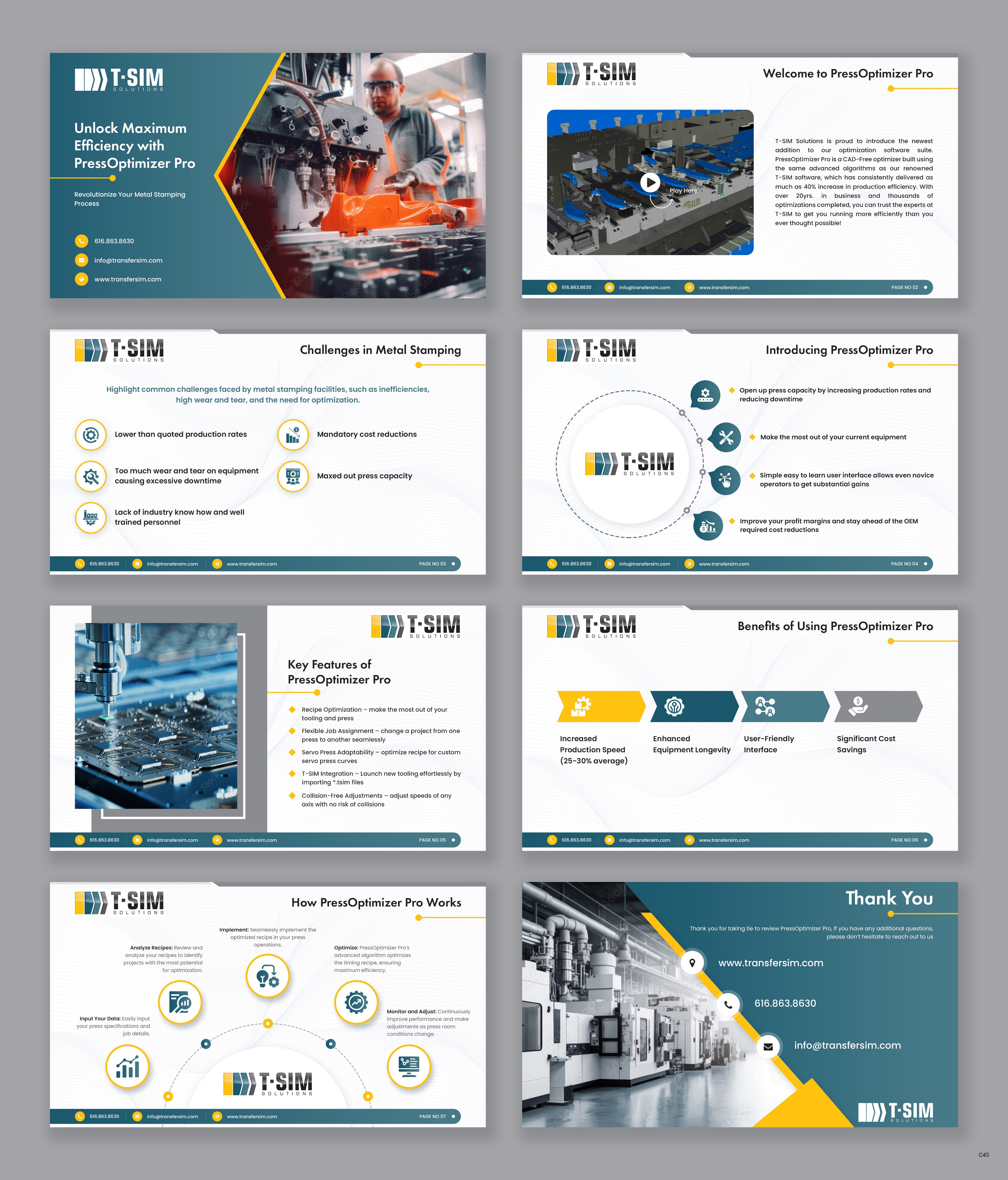 PowerPoint-Design von pb für T-SIM Solutions | Design #33747905