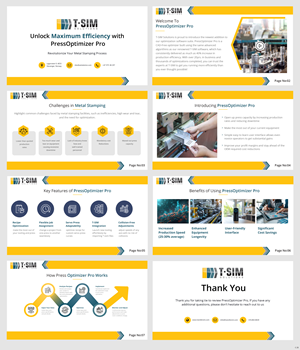 PowerPoint Design by pb for T-SIM Solutions | Design: #33747906