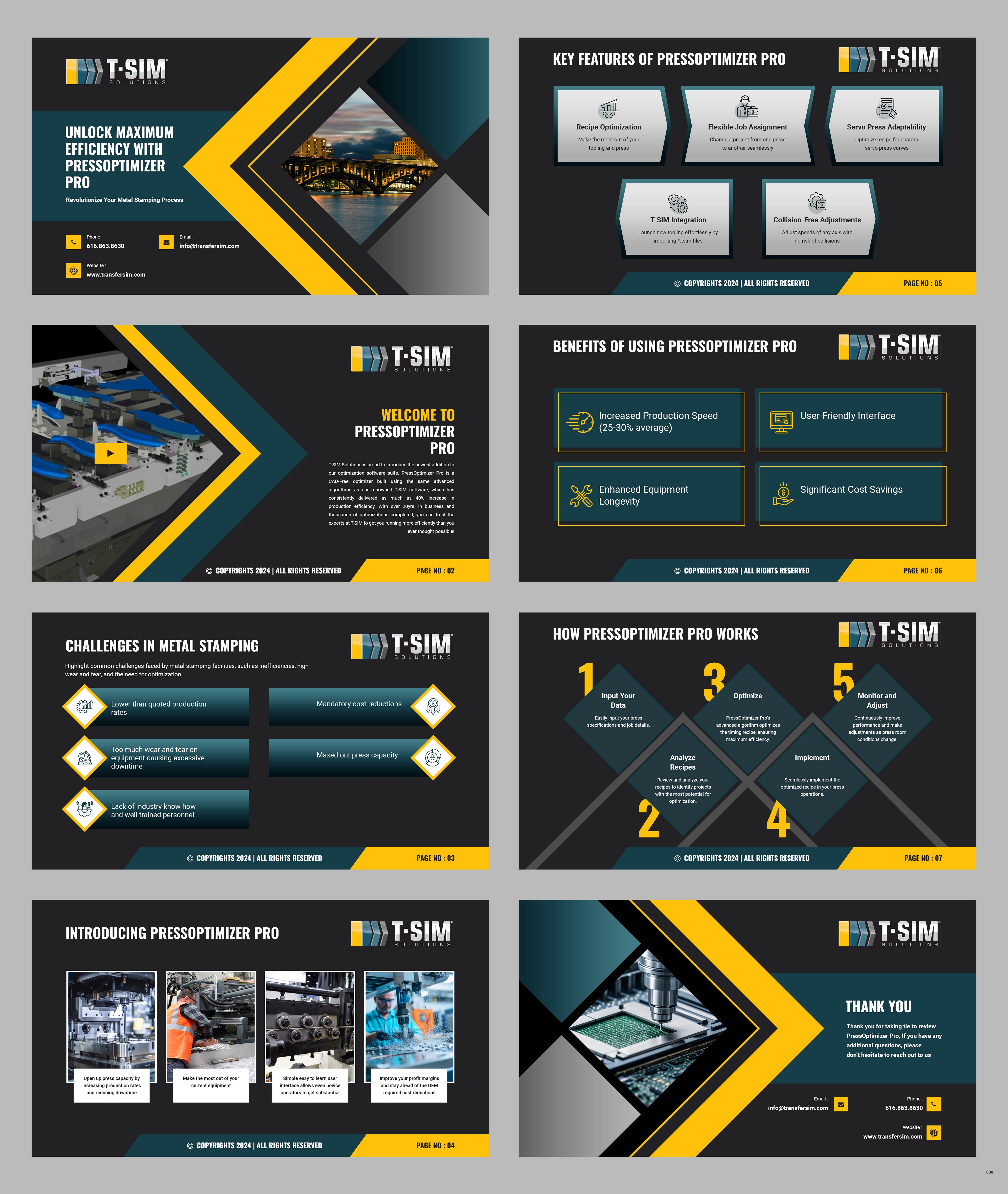 PowerPoint Design by pb for T-SIM Solutions | Design #33747907