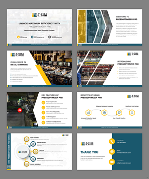 PowerPoint Design by pb for T-SIM Solutions | Design: #33747910