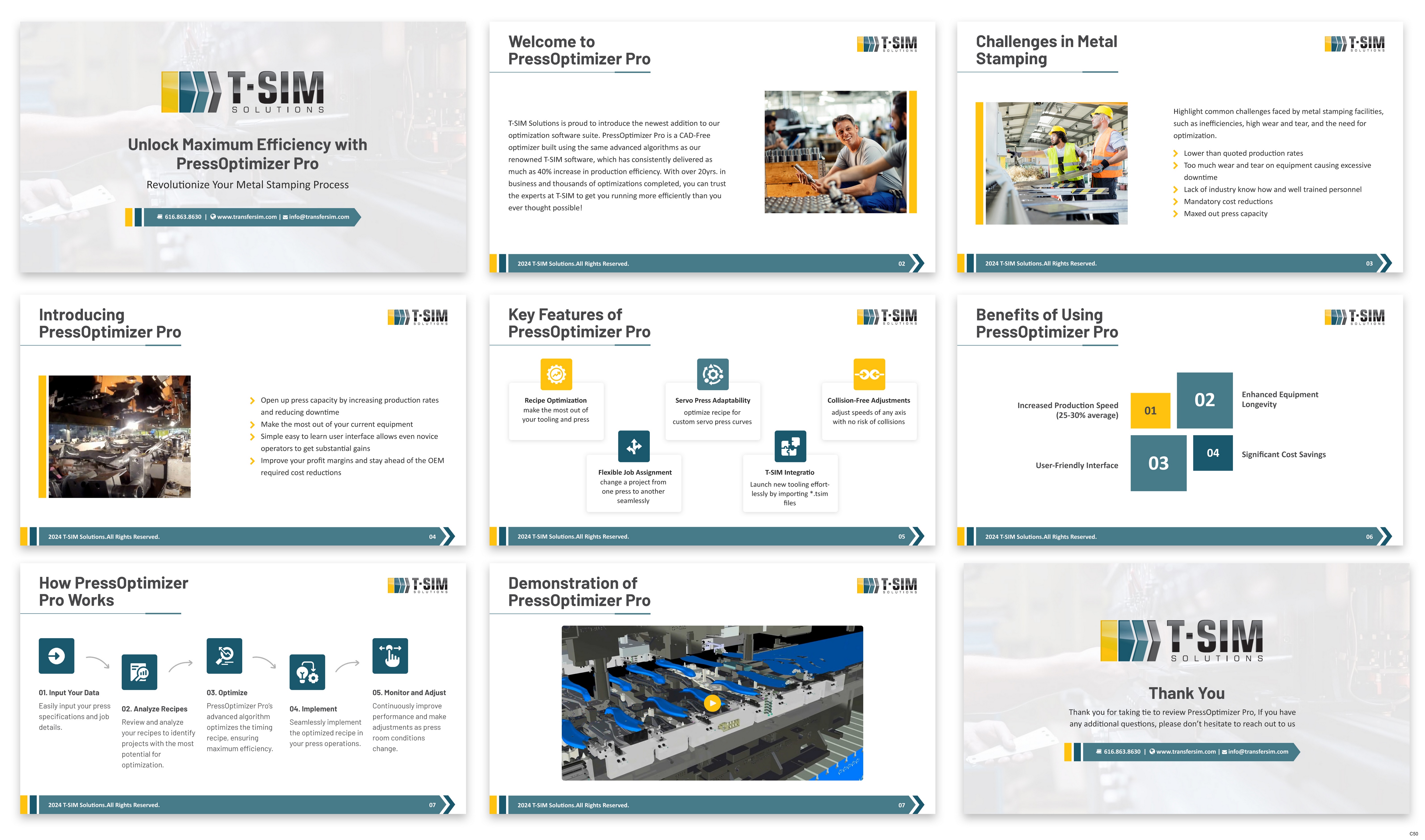 PowerPoint Design by pb for T-SIM Solutions | Design #33747918