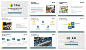 PowerPoint Design by pb for T-SIM Solutions | Design: #33747918