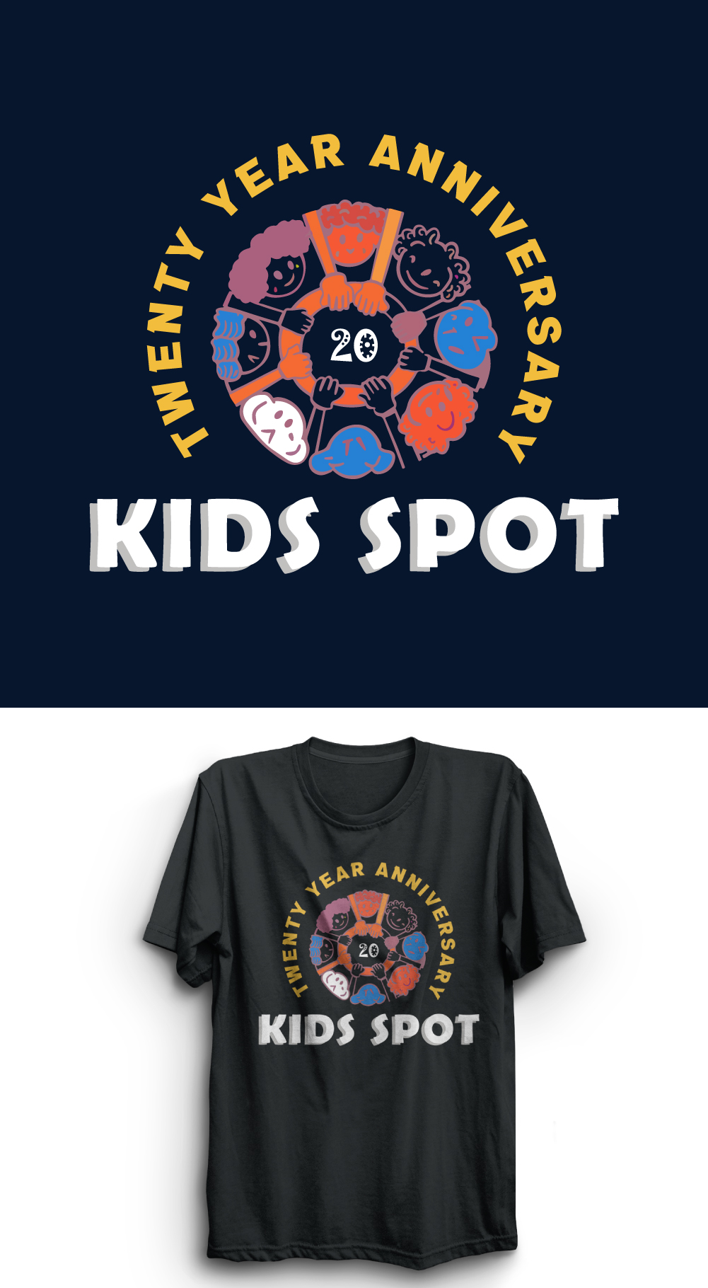 T-shirt Design by DesignPack for Kids Spot, Inc.  | Design #33779781