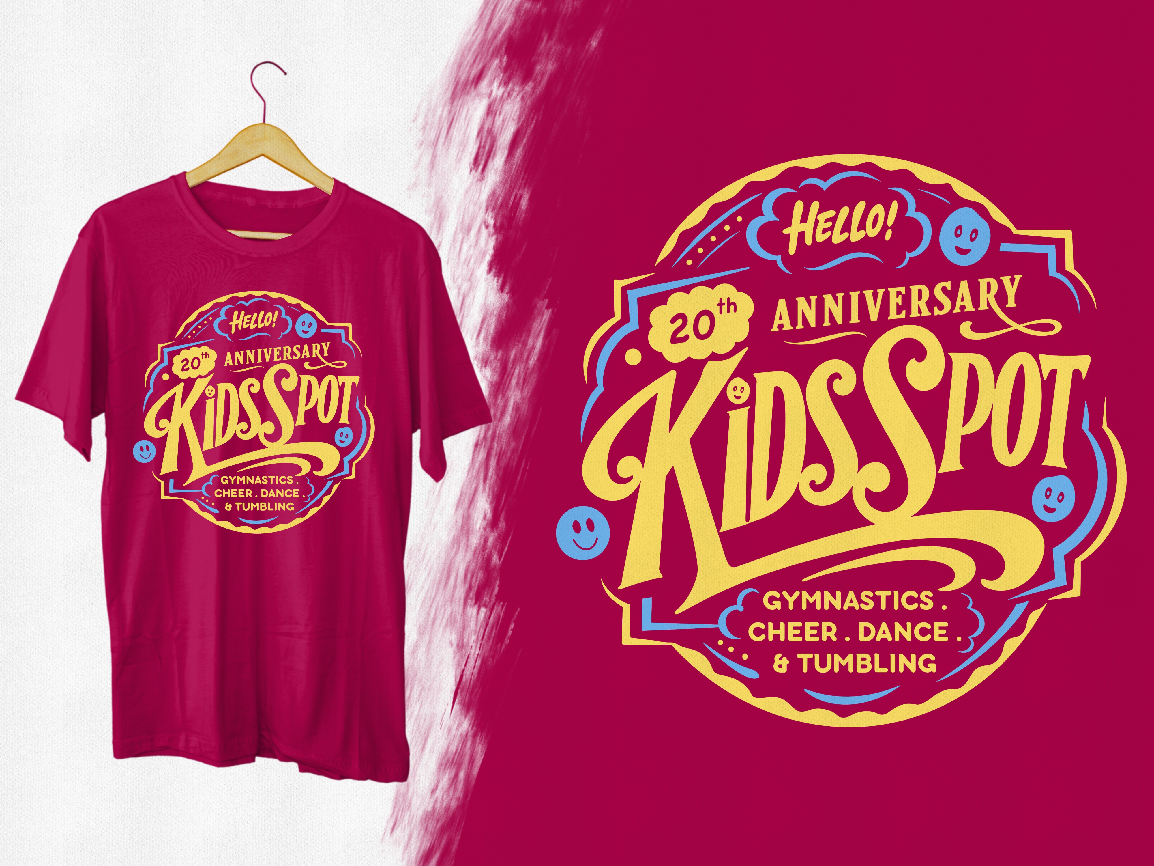 T-shirt Design by Letterdot for Kids Spot, Inc.  | Design #33783061