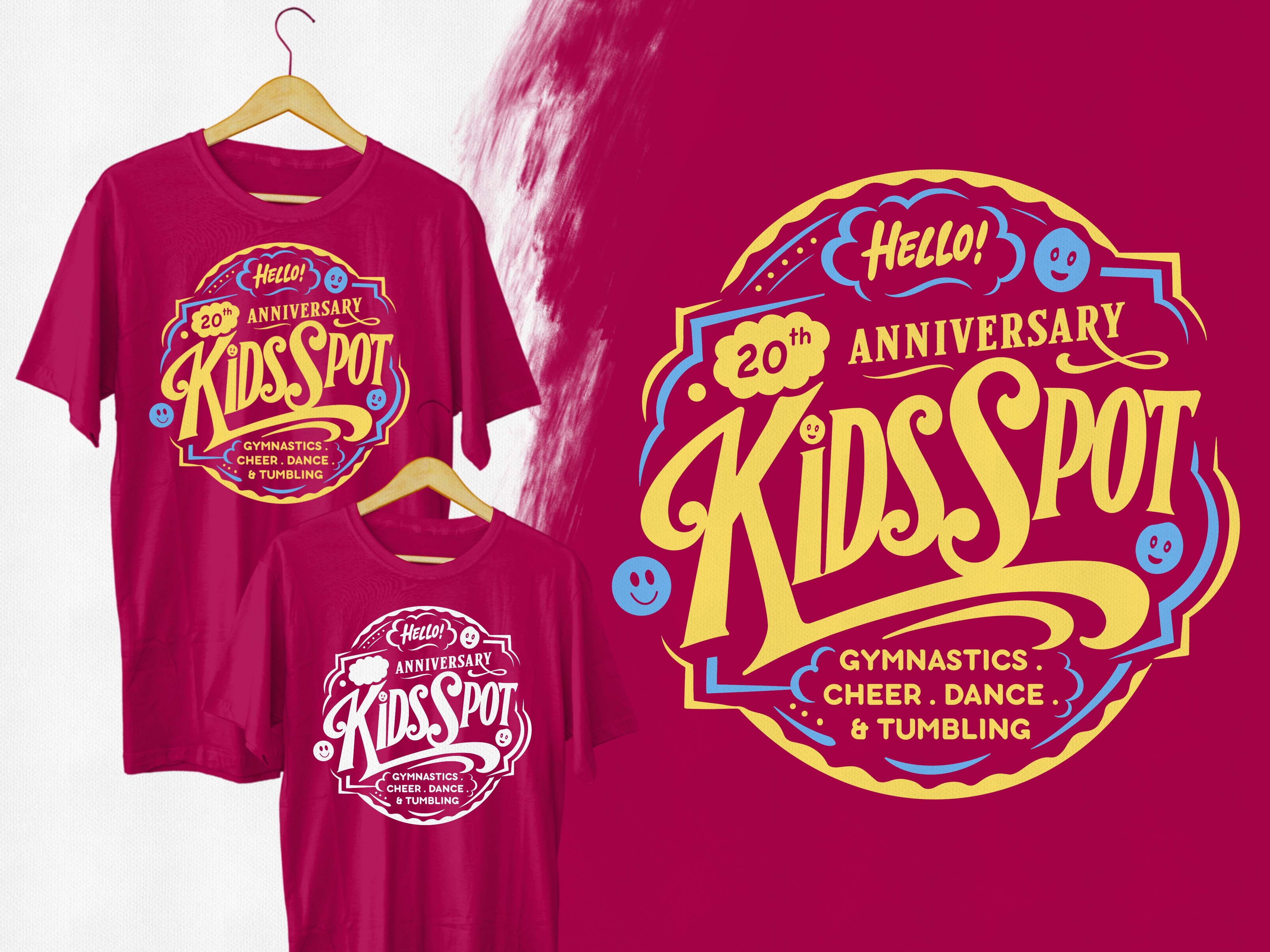 T-shirt Design by Letterdot for Kids Spot, Inc.  | Design #33783773