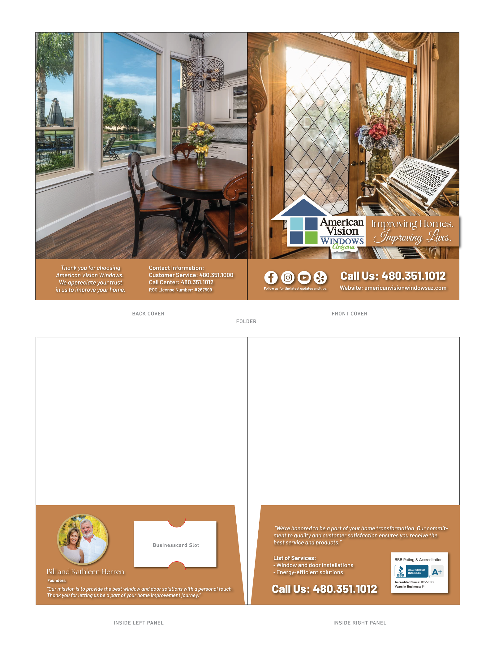 Graphic Design by Nurica for American Vision Windows Arizona | Design #33784577
