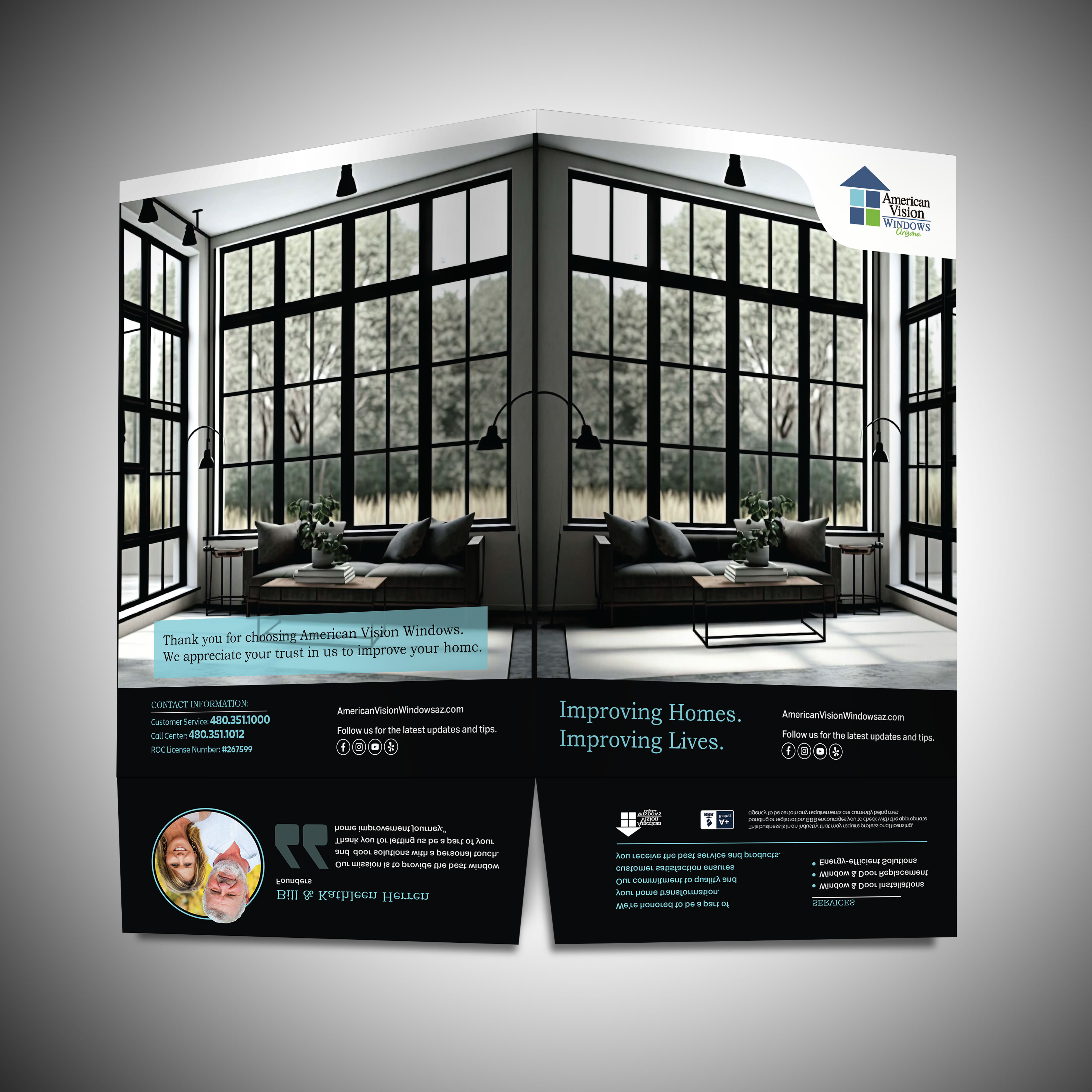 Design Graphique par Fine Graphics House pour American Vision Windows Arizona | Design #33746883