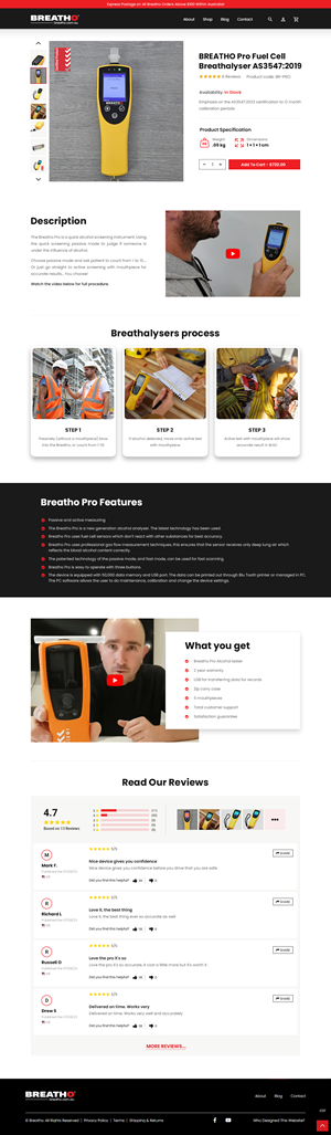 Web Design by pb for this project | Design: #33765409