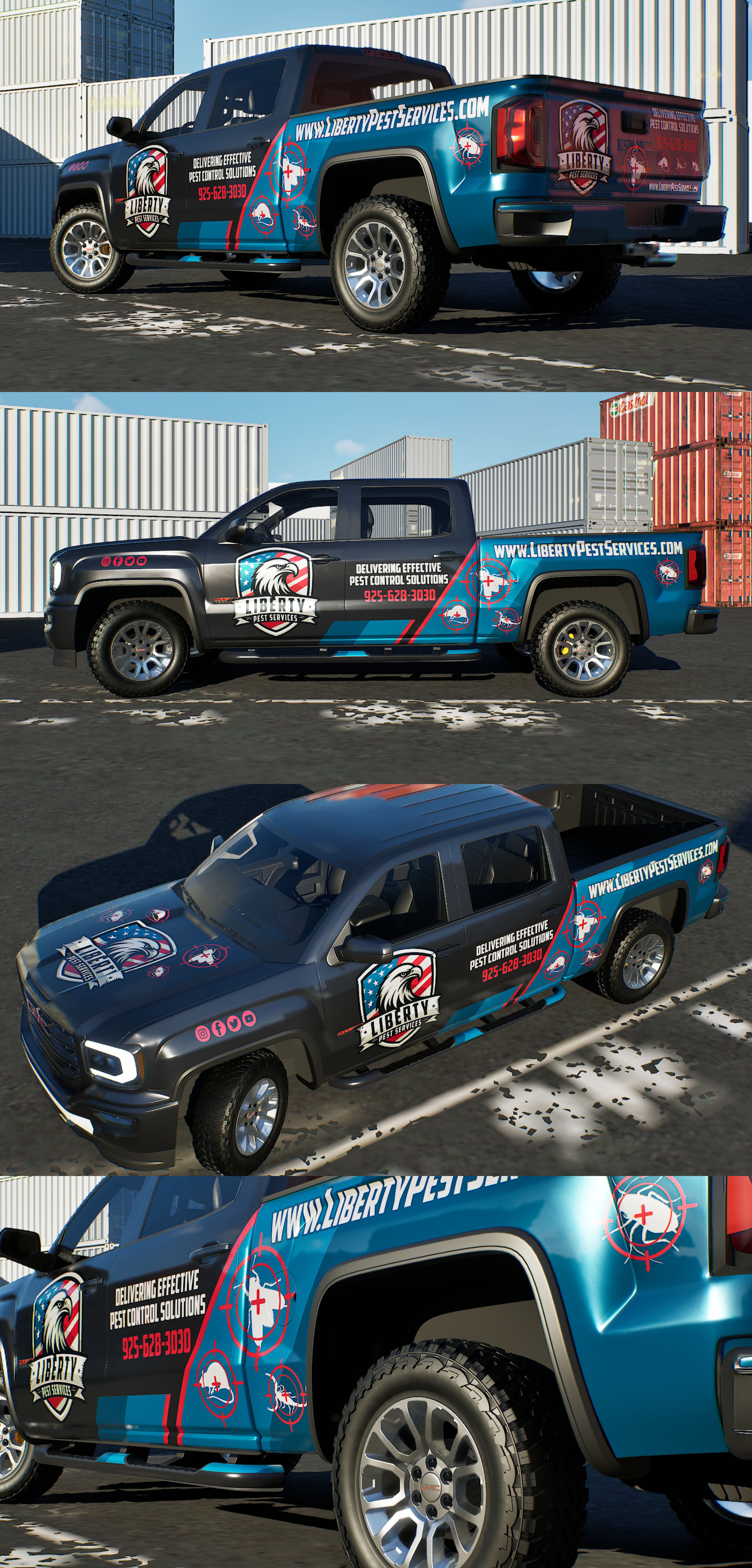 Design de Covering de Véhicule par VEDG pour liberty pest services | Design #33744453