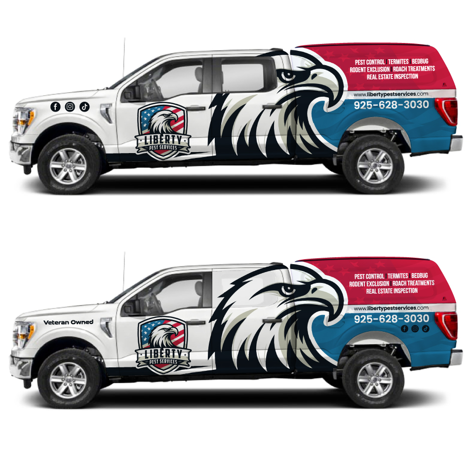 Design de Covering de Véhicule par Yoga Tri pour liberty pest services | Design #33749727