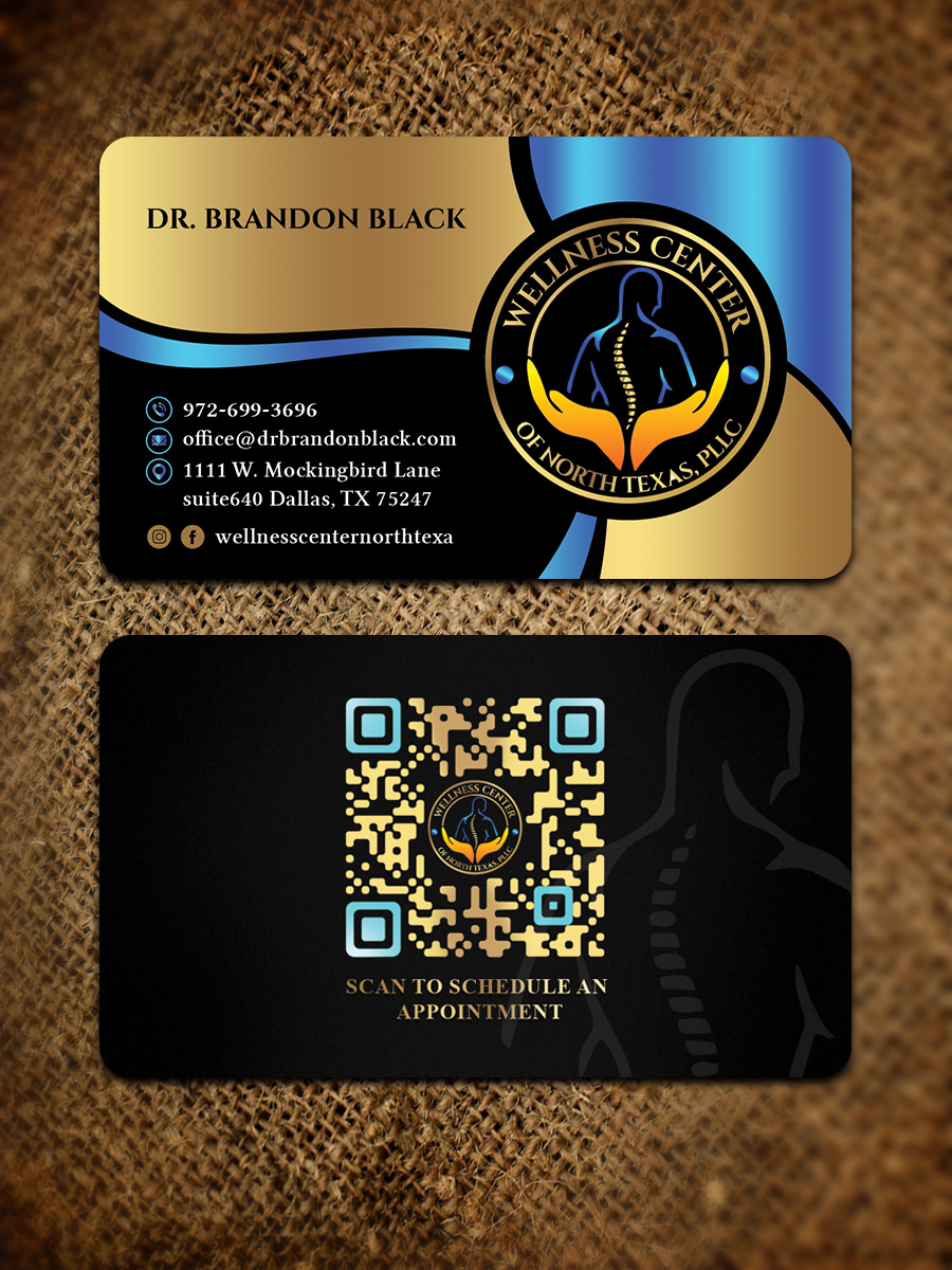 Business Card Design by Sandaruwan for Functional Wellness Center of North Texas | Design #33760938