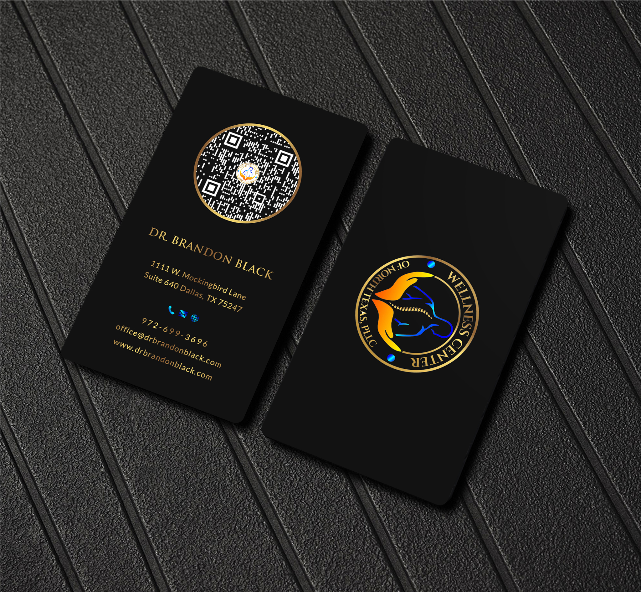 Business Card Design by Creative Moon Design for Functional Wellness Center of North Texas | Design #33772405
