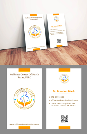 Business Card Design by Loknath for Functional Wellness Center of North Texas | Design: #33763580
