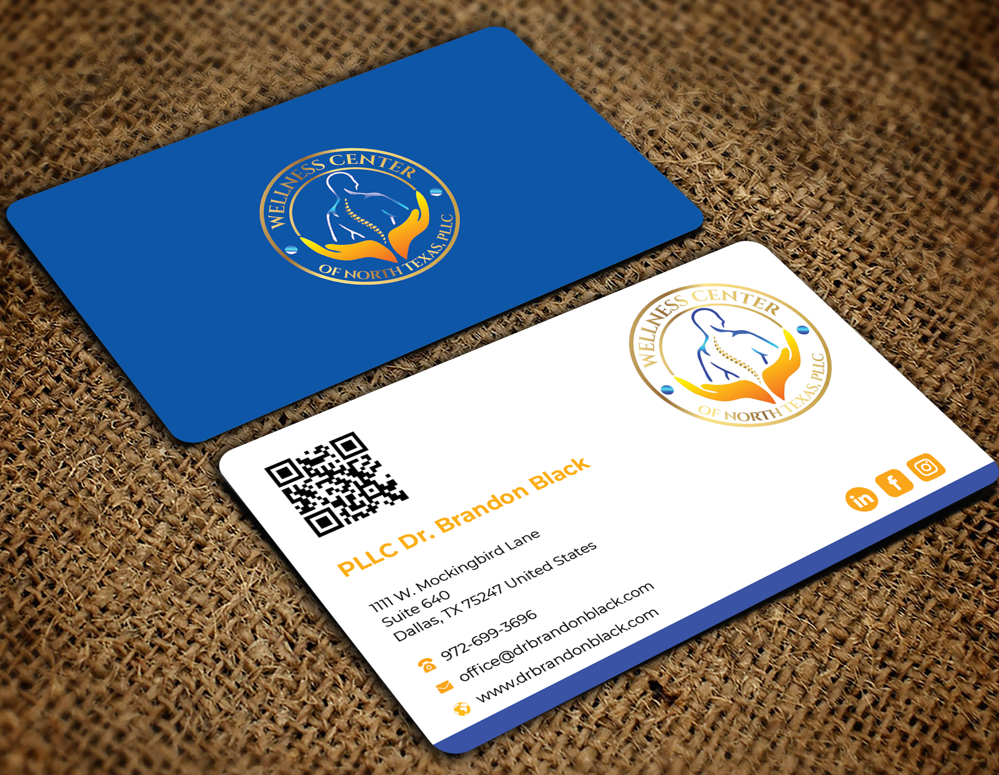 Business Card Design by Graphixpointt for Functional Wellness Center of North Texas | Design #33752715