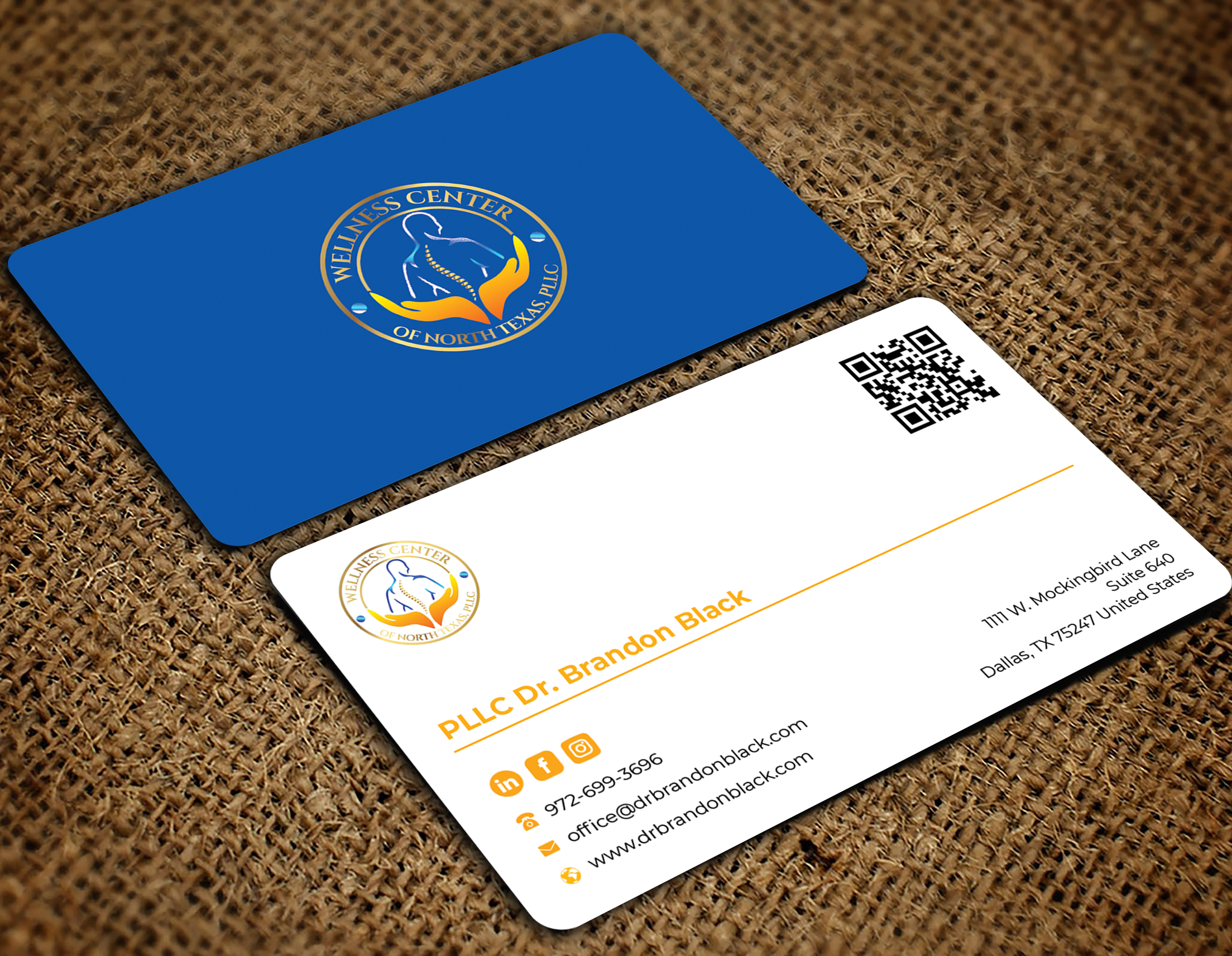 Business Card Design by Graphixpointt for Functional Wellness Center of North Texas | Design #33753554