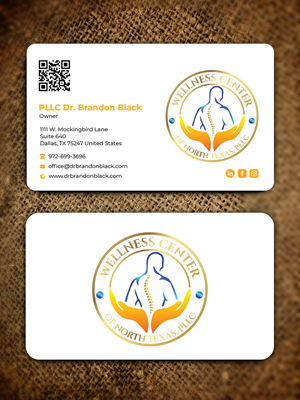Diseño de Tarjeta de Presentación por Graphixpointt para Functional Wellness Center of North Texas | Diseño: #33753658