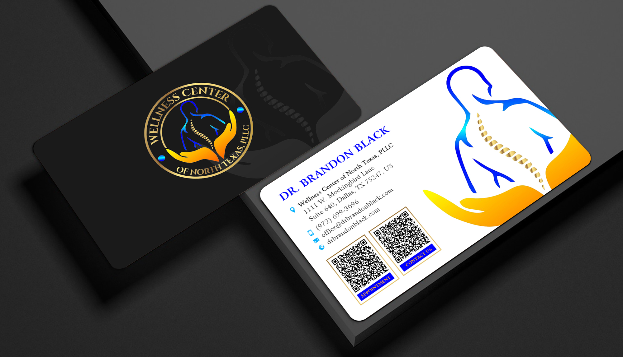 Diseño de Tarjeta de Presentación por Sun Moon Graphic Designer para Functional Wellness Center of North Texas | Diseño #33753135