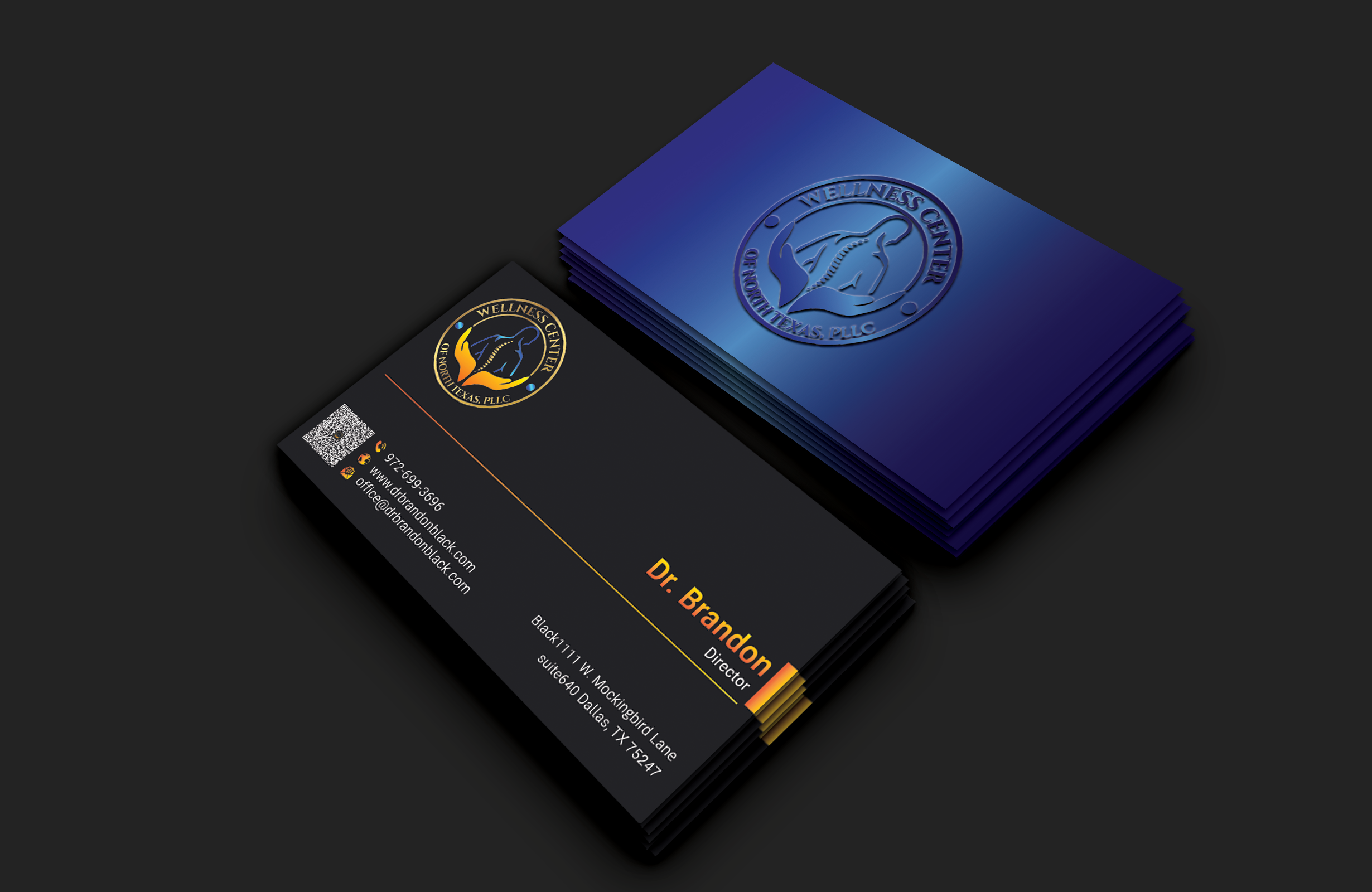 Business Card Design by DesignerShahadat for Functional Wellness Center of North Texas | Design #33762489
