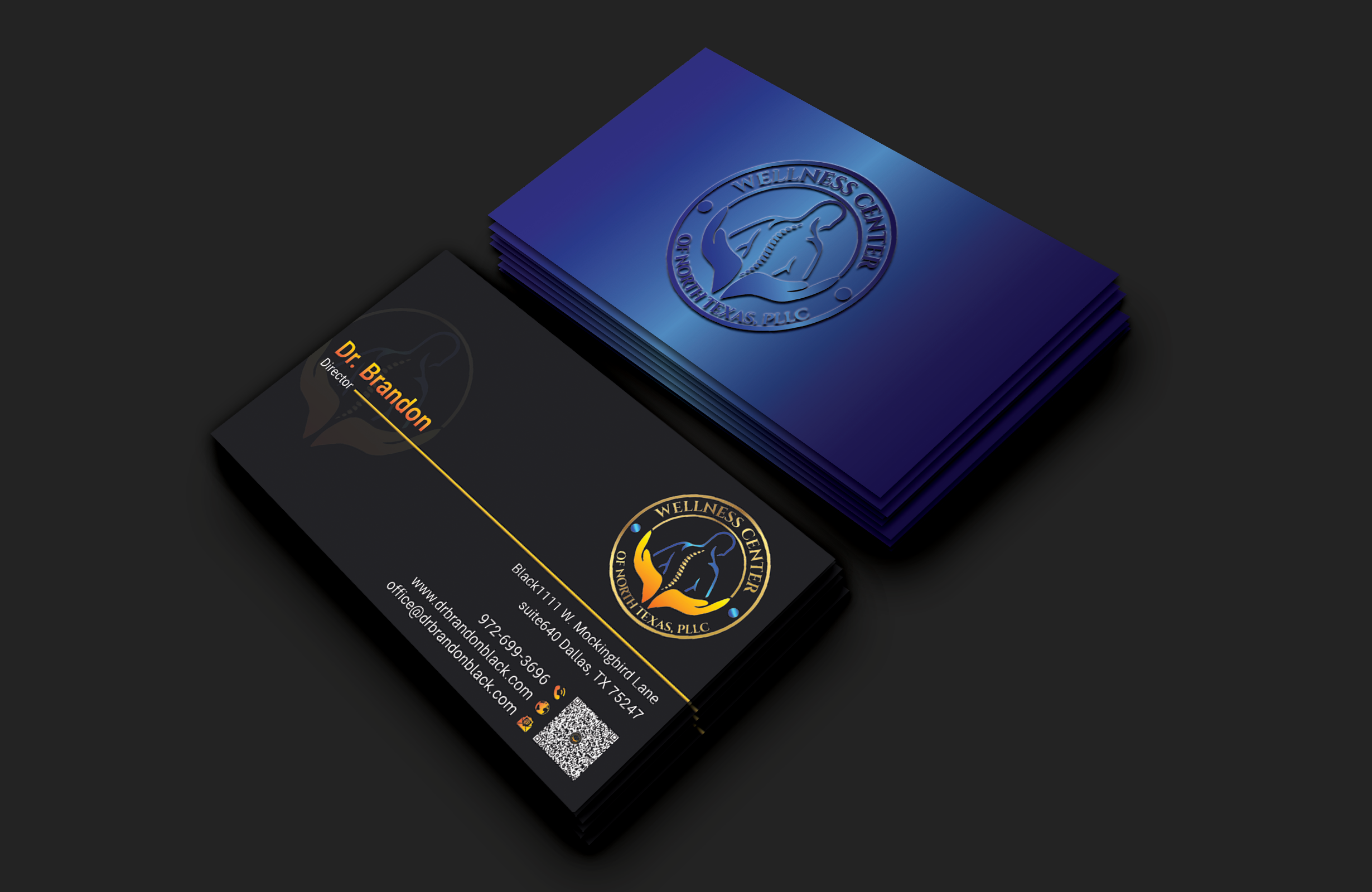Business Card Design by DesignerShahadat for Functional Wellness Center of North Texas | Design #33764051