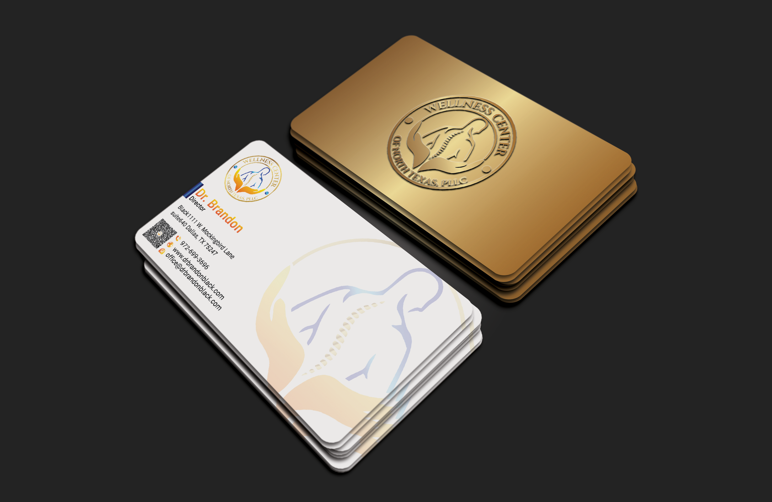 Business Card Design by DesignerShahadat for Functional Wellness Center of North Texas | Design #33764052