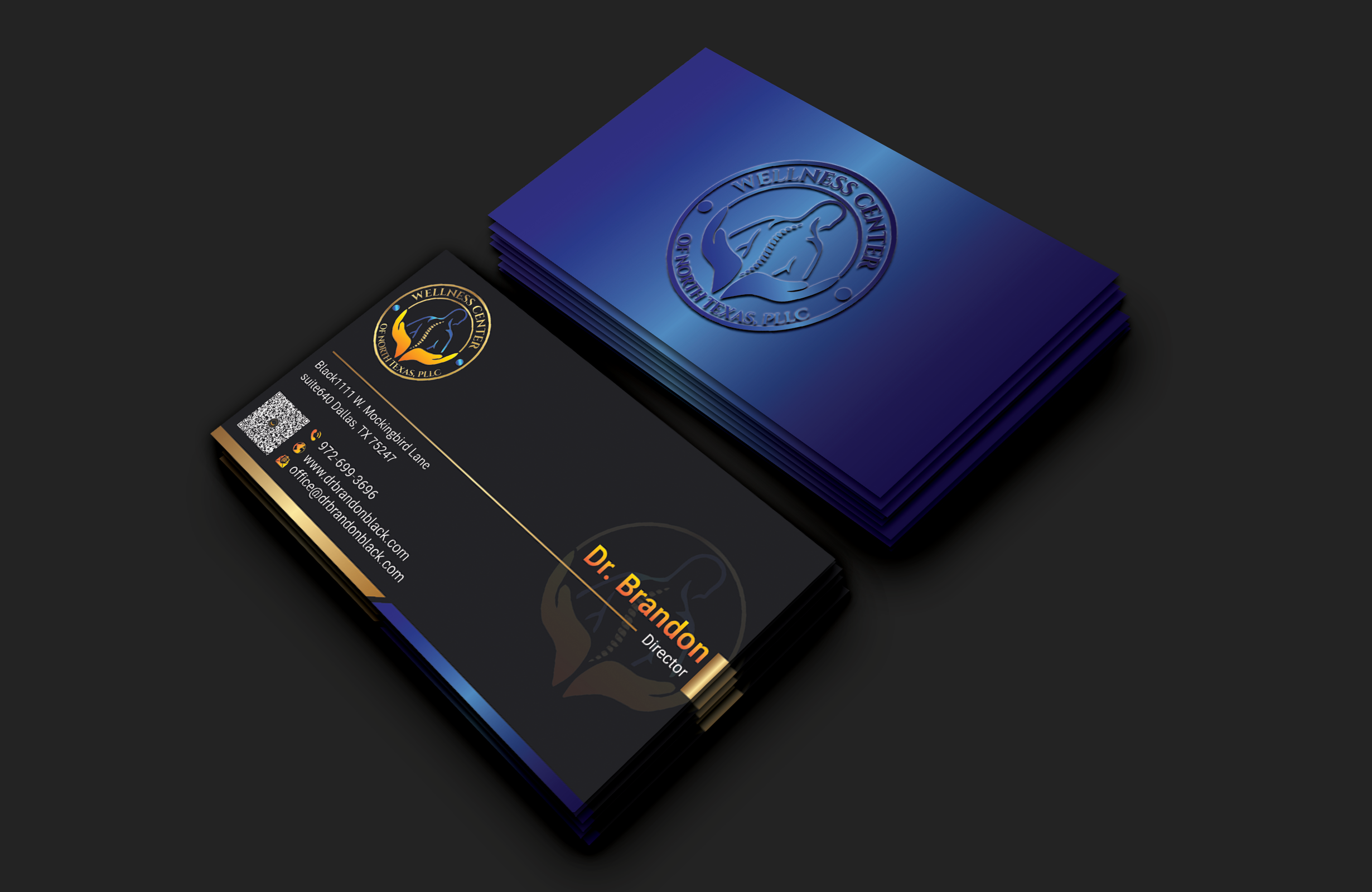 Business Card Design by DesignerShahadat for Functional Wellness Center of North Texas | Design #33764053