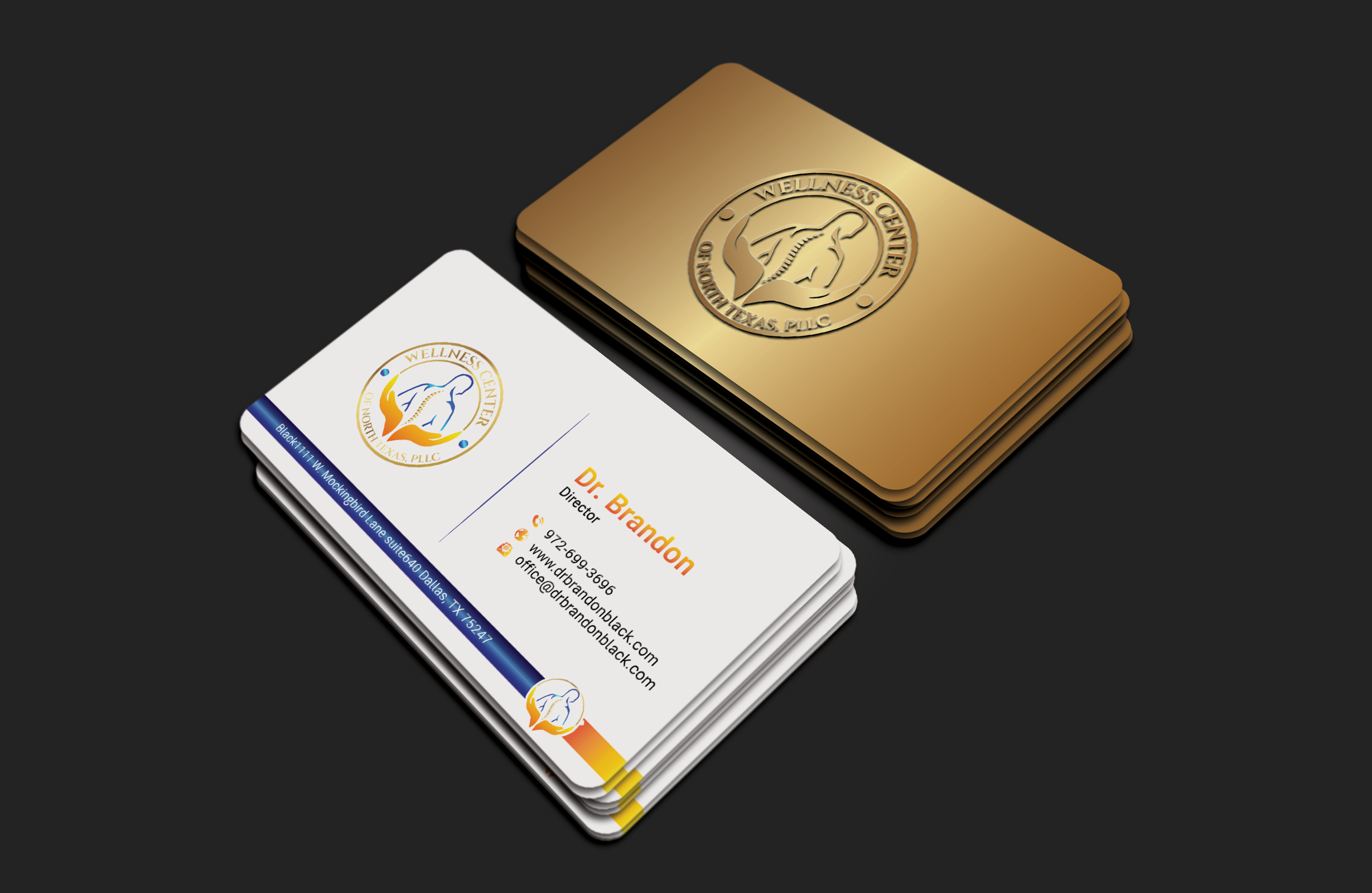 Business Card Design by DesignerShahadat for Functional Wellness Center of North Texas | Design #33764076
