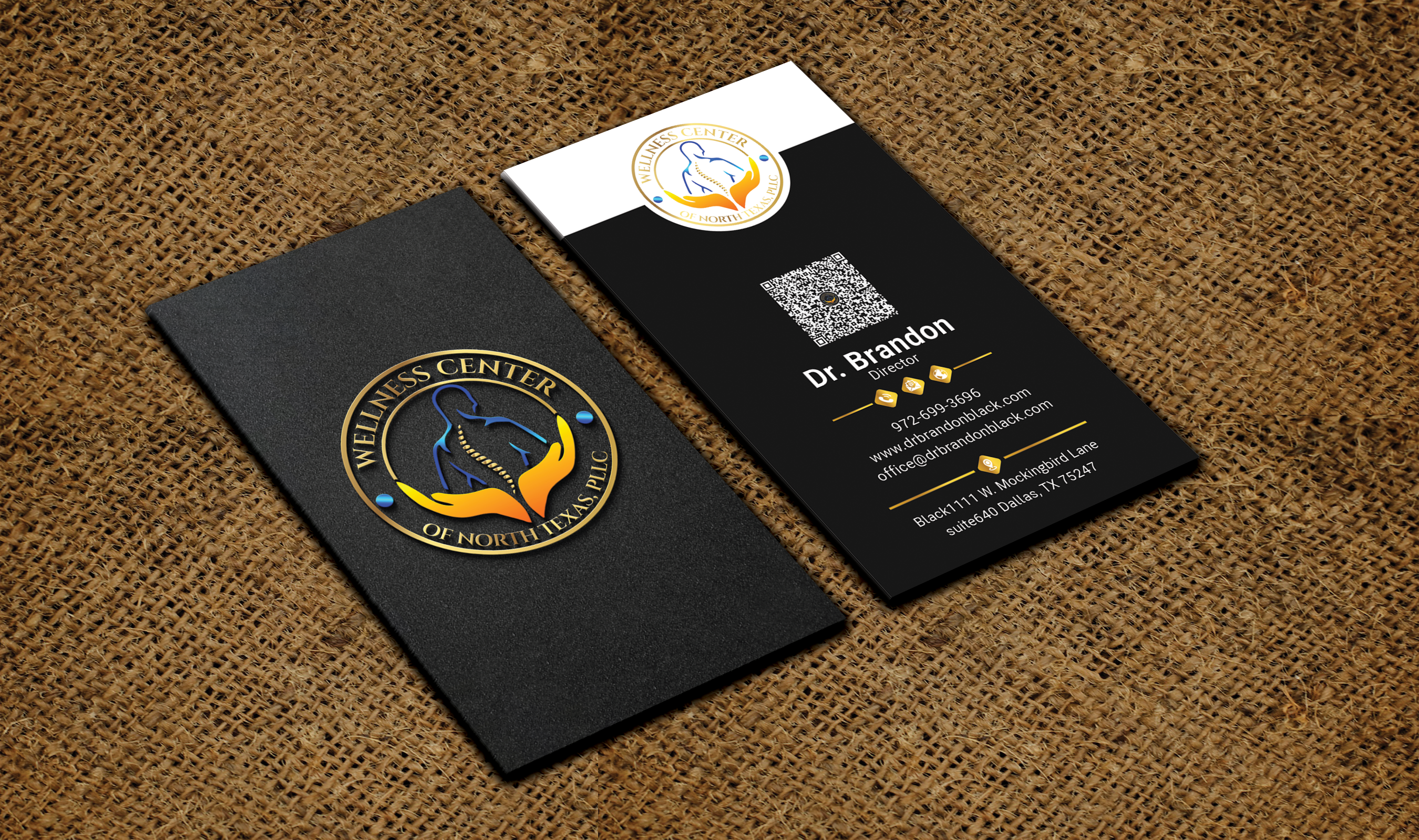 Design de Carte de Visite par DesignerShahadat pour Functional Wellness Center of North Texas | Design #33770508