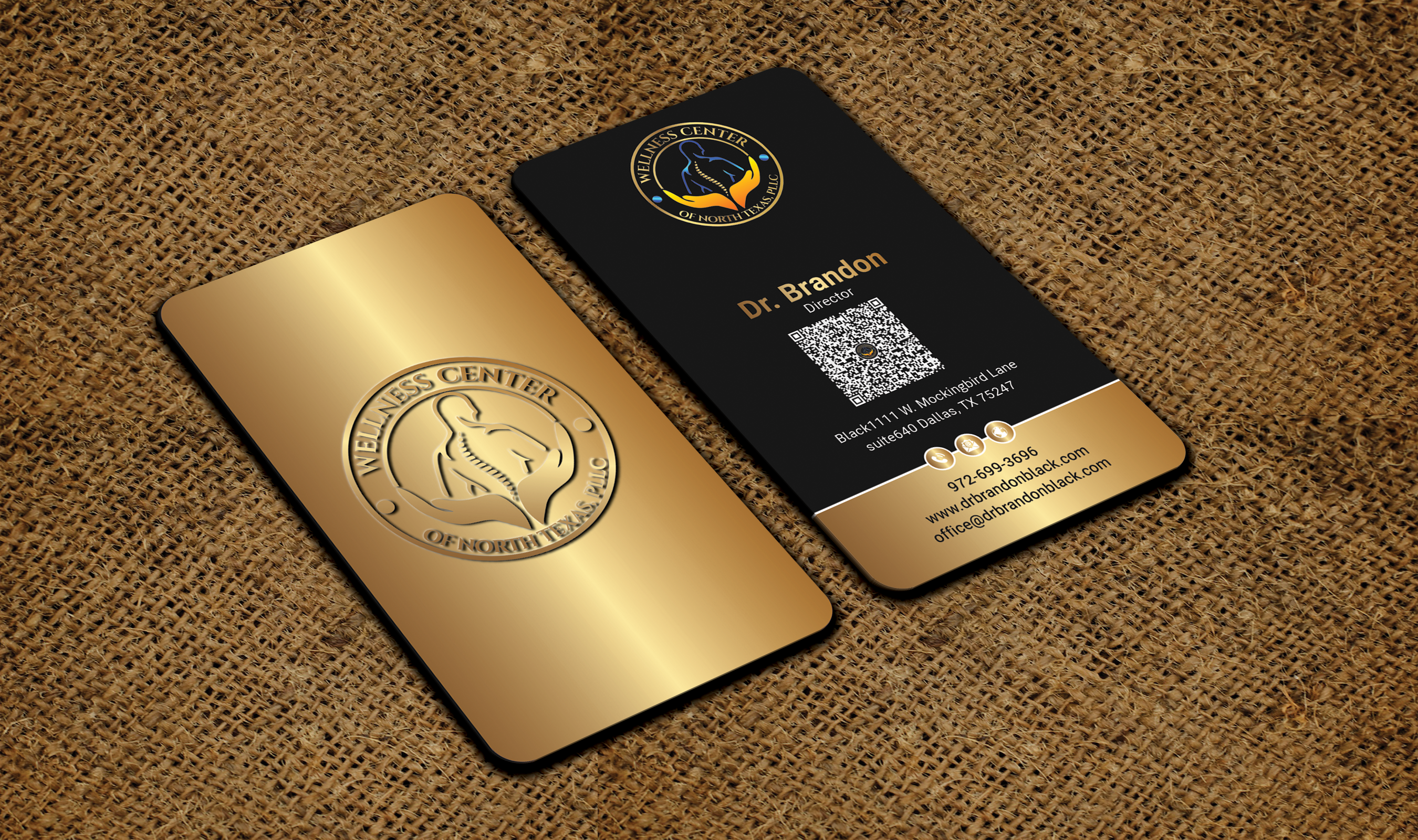 Business Card Design by DesignerShahadat for Functional Wellness Center of North Texas | Design #33770518