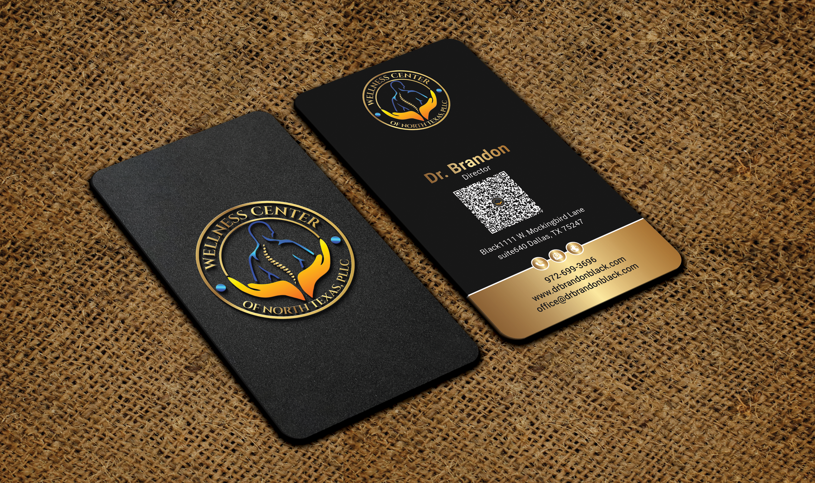 Design de Carte de Visite par DesignerShahadat pour Functional Wellness Center of North Texas | Design #33770523