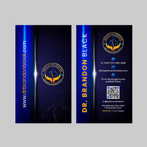 Business Card Design by debdesign for Functional Wellness Center of North Texas | Design: #33763239