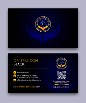 Business Card Design by debdesign for Functional Wellness Center of North Texas | Design: #33766074