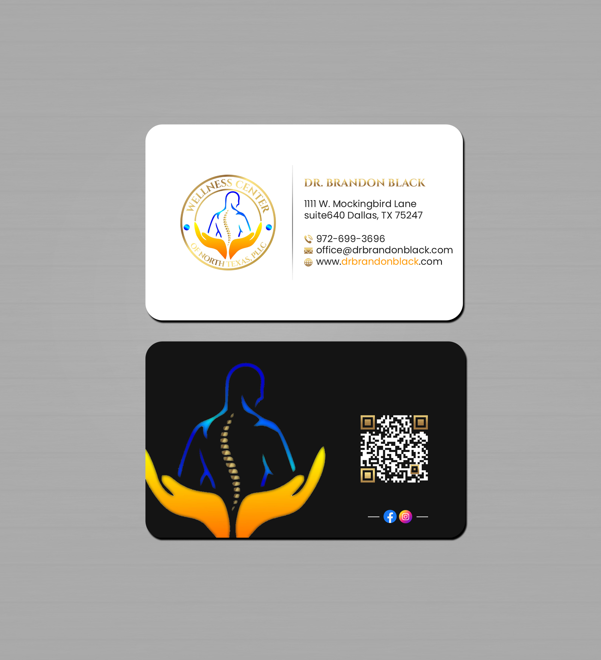 Business Card Design by Creations Box 2015 for Functional Wellness Center of North Texas | Design #33752914