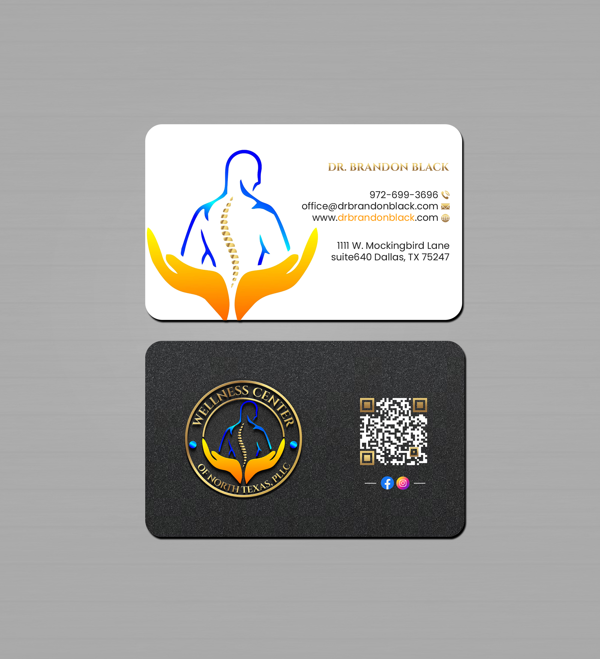 Diseño de Tarjeta de Presentación por Creations Box 2015 para Functional Wellness Center of North Texas | Diseño #33752915