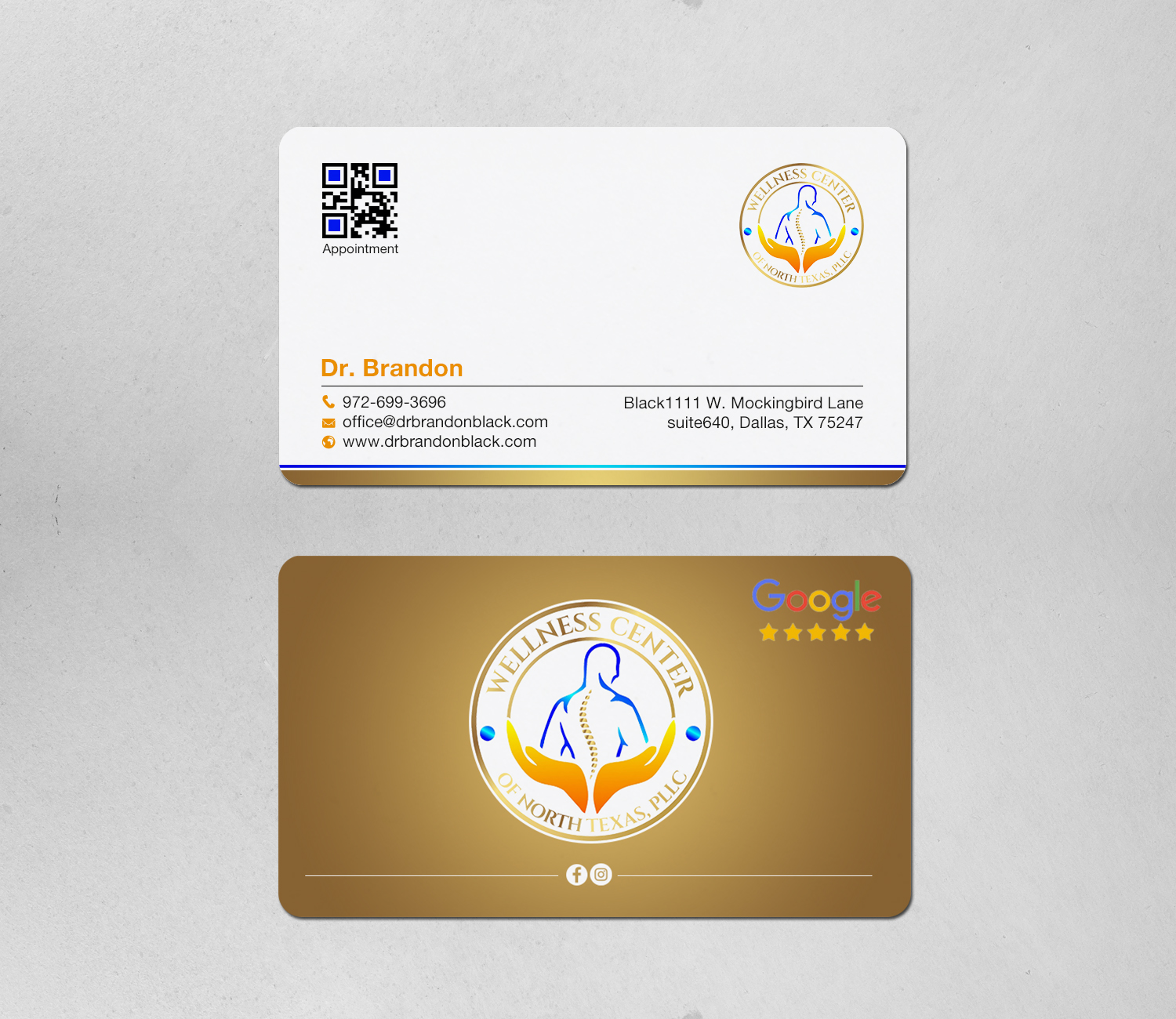 Business Card Design by Brand aid for Functional Wellness Center of North Texas | Design #33769271