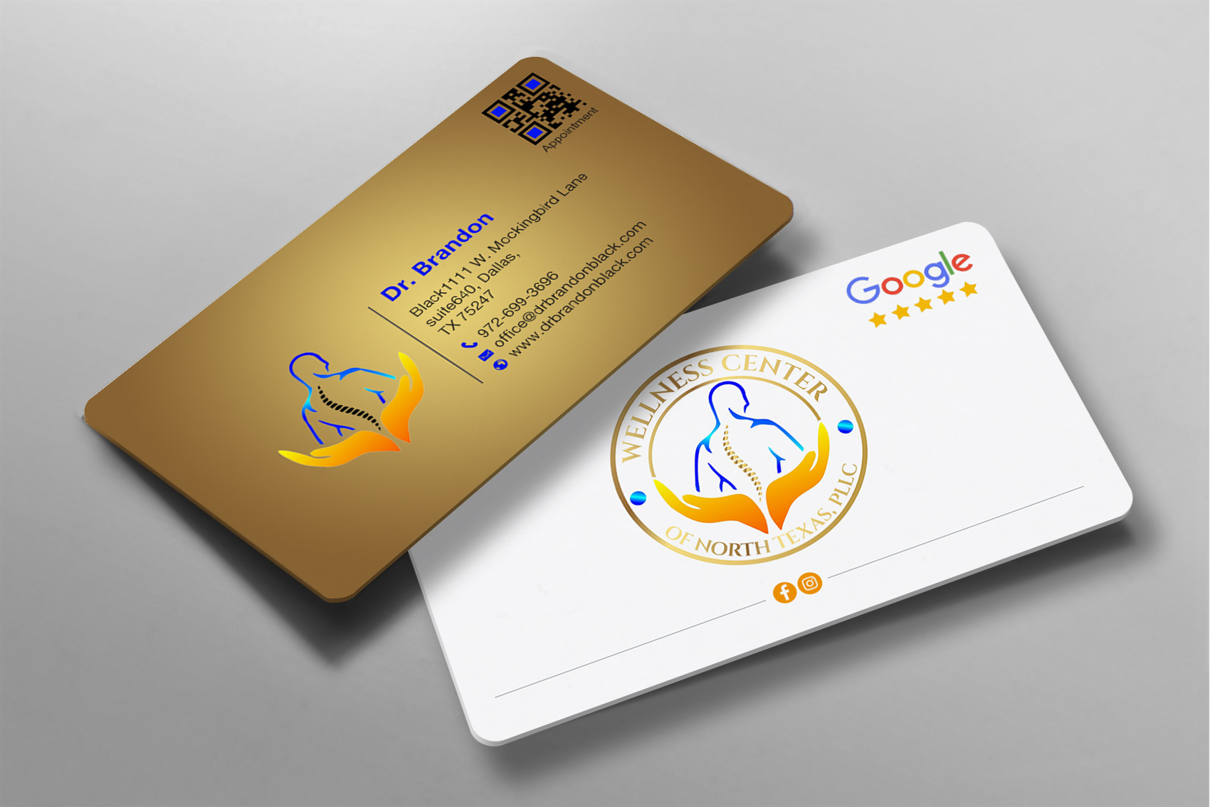 Diseño de Tarjeta de Presentación por Brand aid para Functional Wellness Center of North Texas | Diseño #33769281