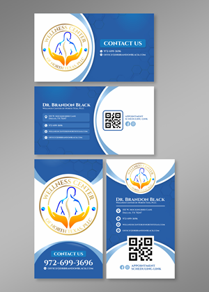 Diseño de Tarjeta de Presentación por Dzhafir para Functional Wellness Center of North Texas | Diseño: #33755096