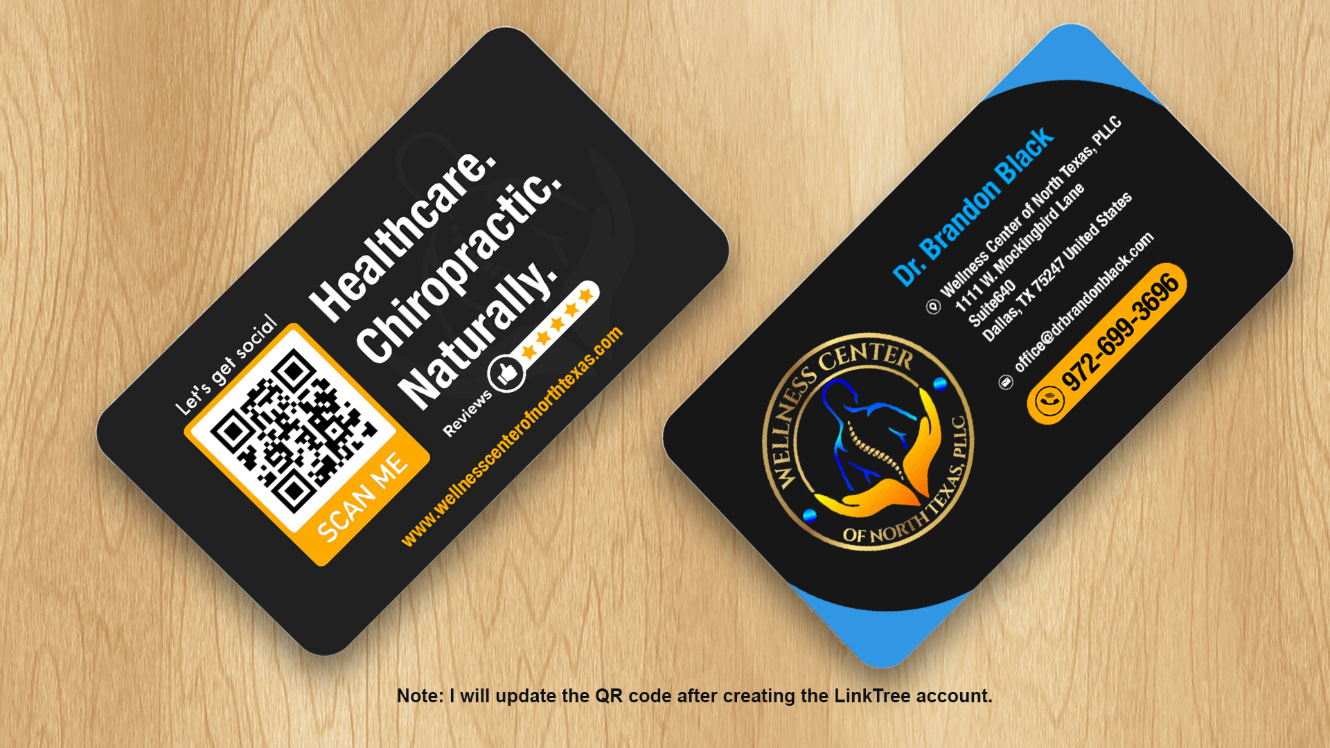 Design de Carte de Visite par Isu-D pour Functional Wellness Center of North Texas | Design #33773838