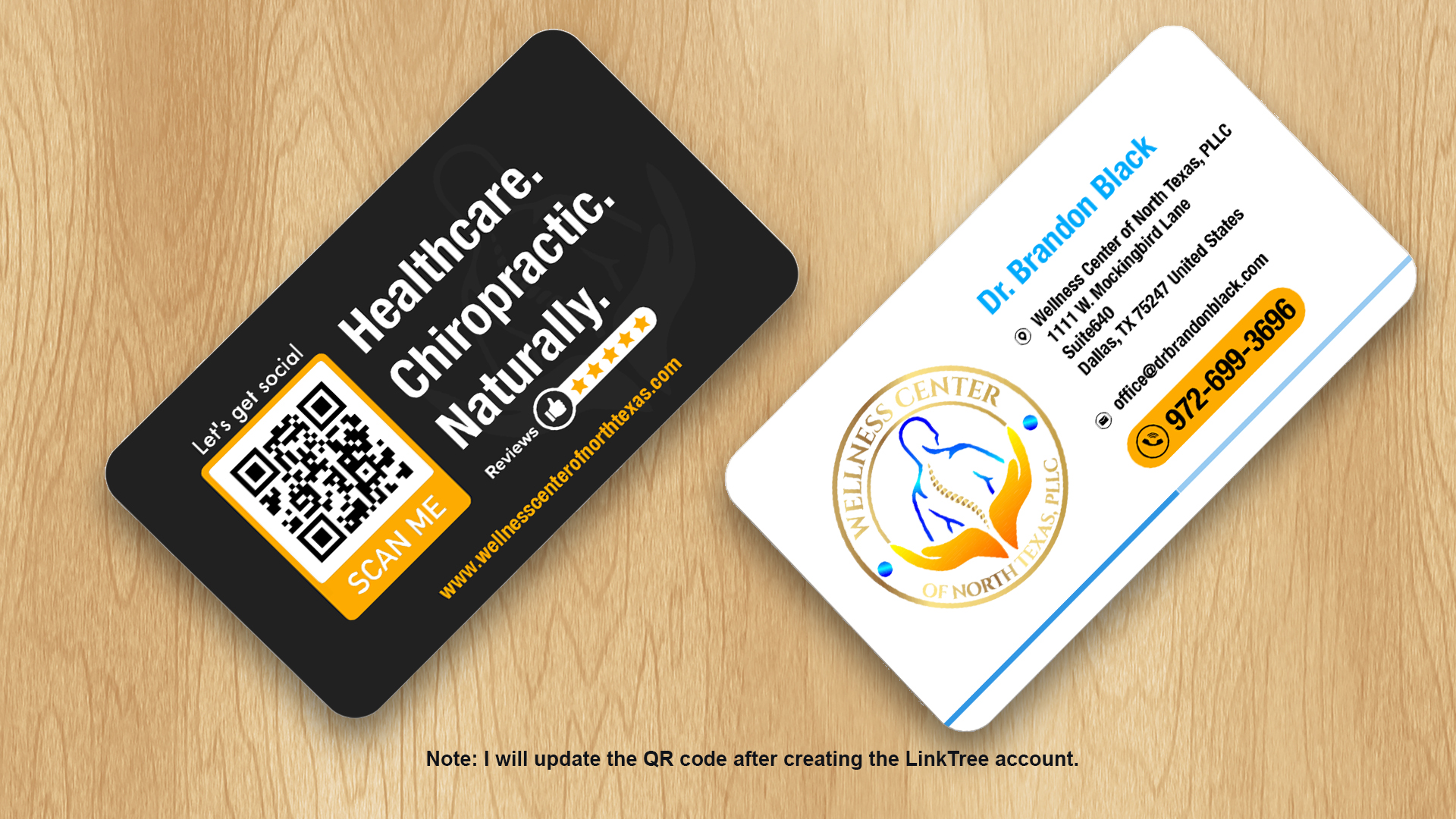 Business Card Design by Isu-D for Functional Wellness Center of North Texas | Design #33773845