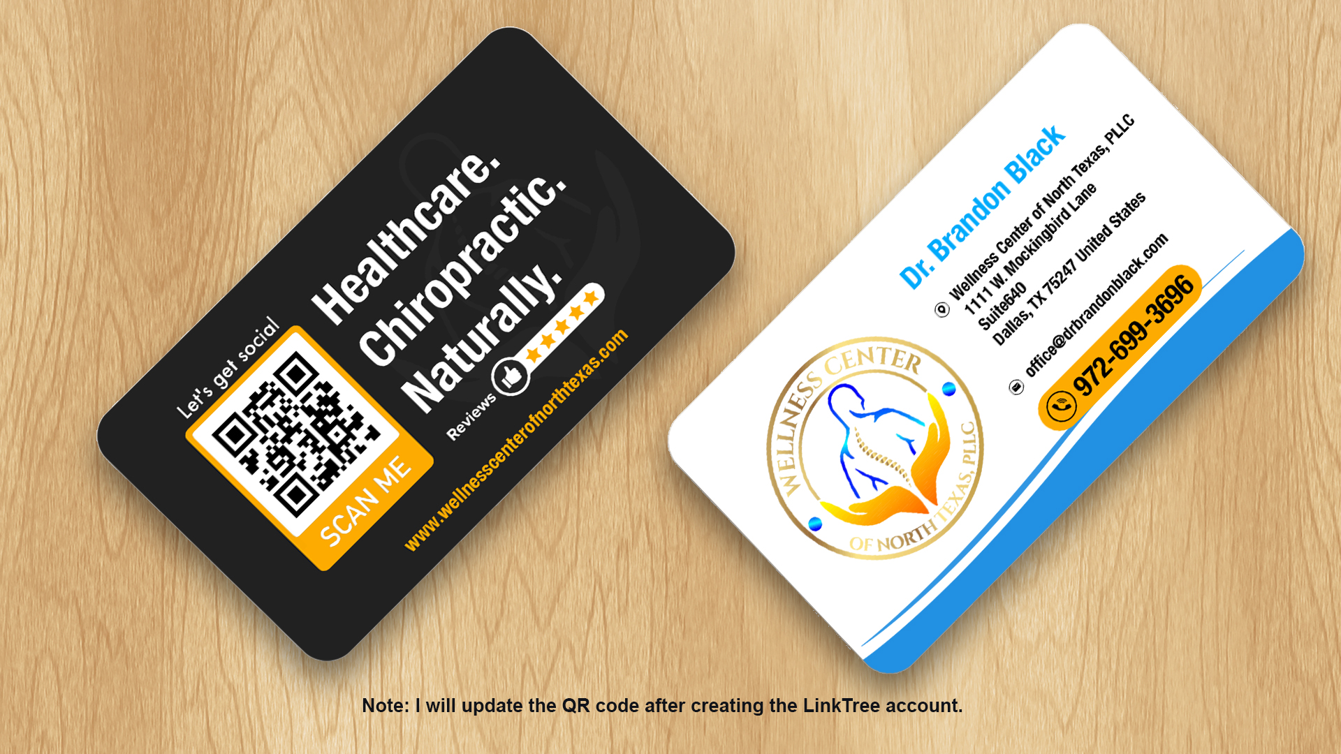 Business Card Design by Isu-D for Functional Wellness Center of North Texas | Design #33773848